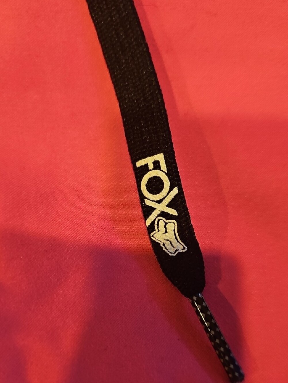 Fox Women's Bright Coral Athletic Shorts with Black Trim - Picture 3 of 6